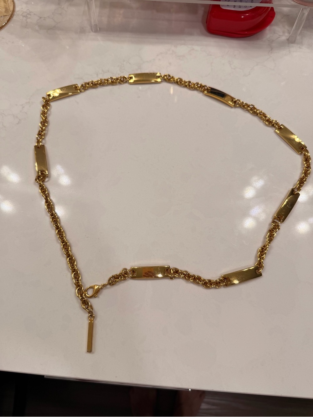 Vintage Gold-Tone Link Belt
